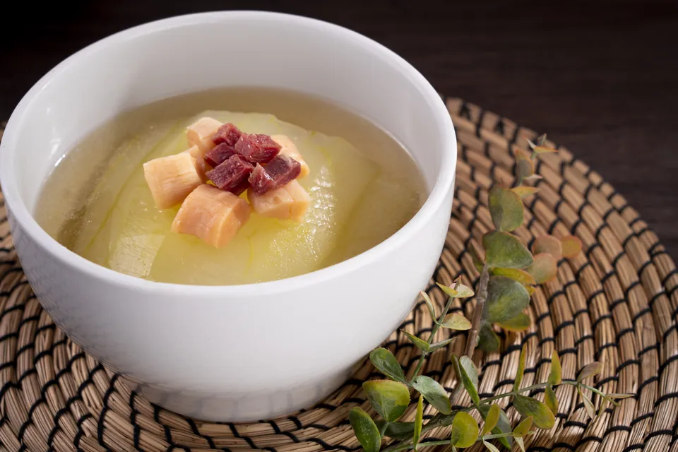 瑤柱瓜粒湯